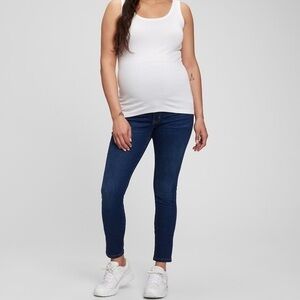 GAP Maternity True Waistband Full Panel True Skinny Jeans Sz 31 LONG